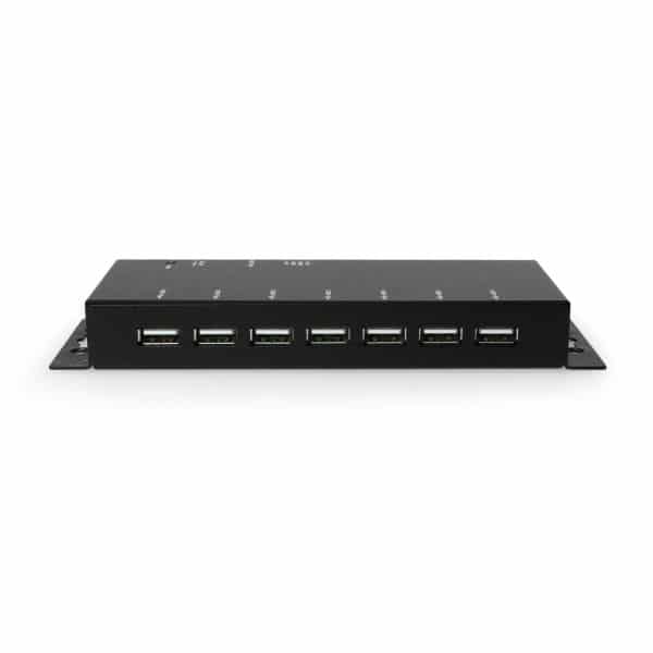 7 Port USB 2.0 Slim Powered Hub w/ Power Adapter - Coolgear