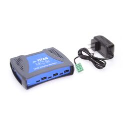 NETUSB-400i package contents with power supply