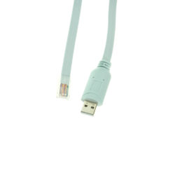 USB to RJ45 RS232 FTDI 6FT Blue Roll Console Cable - Coolgear