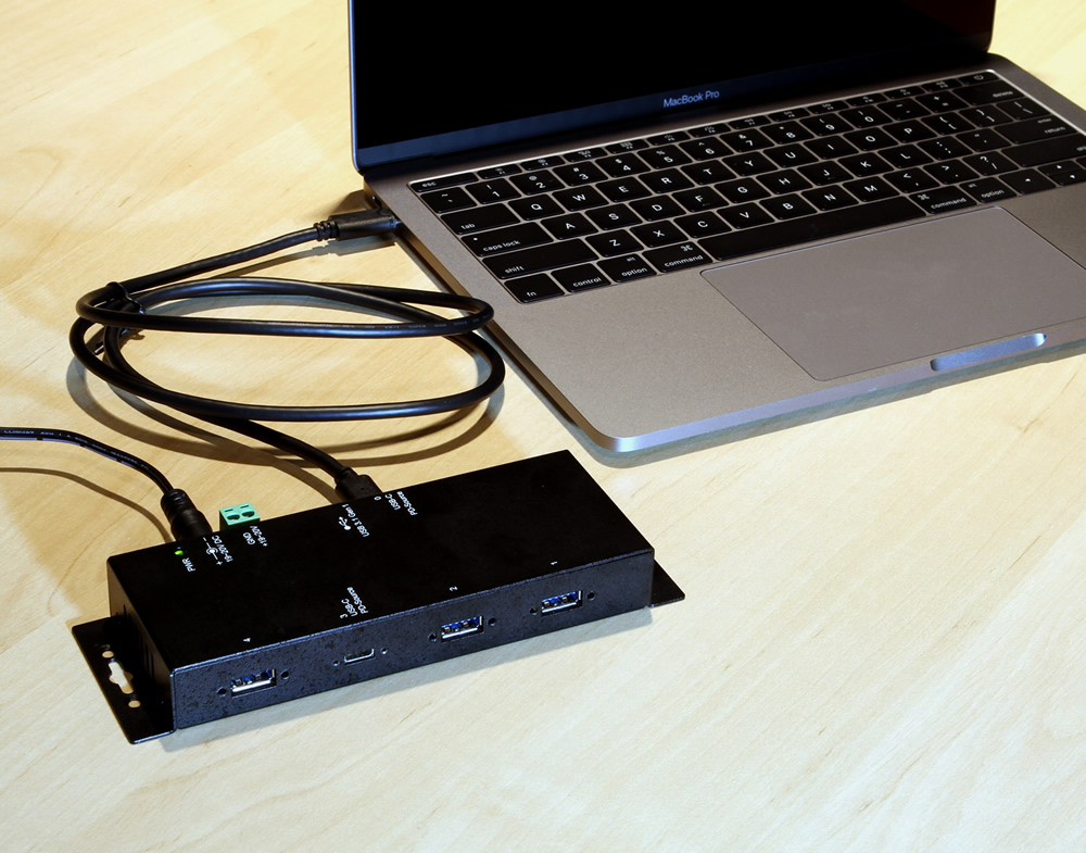 USB C 4 Port Power Delivery Hub With 2 Type C PD Ports And 3 USB 3 1 