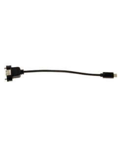 Usb Type-c Male To Usb 3.1 Type-a Female Panel Mount Cable 