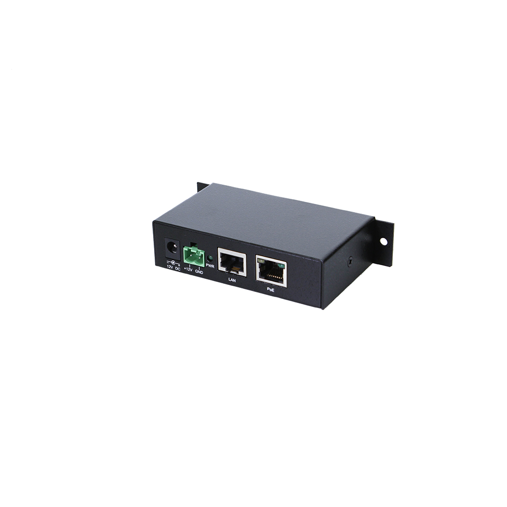 Gigabit PoE Injector for Mobile Installations (120v AC / DC12V Input) –