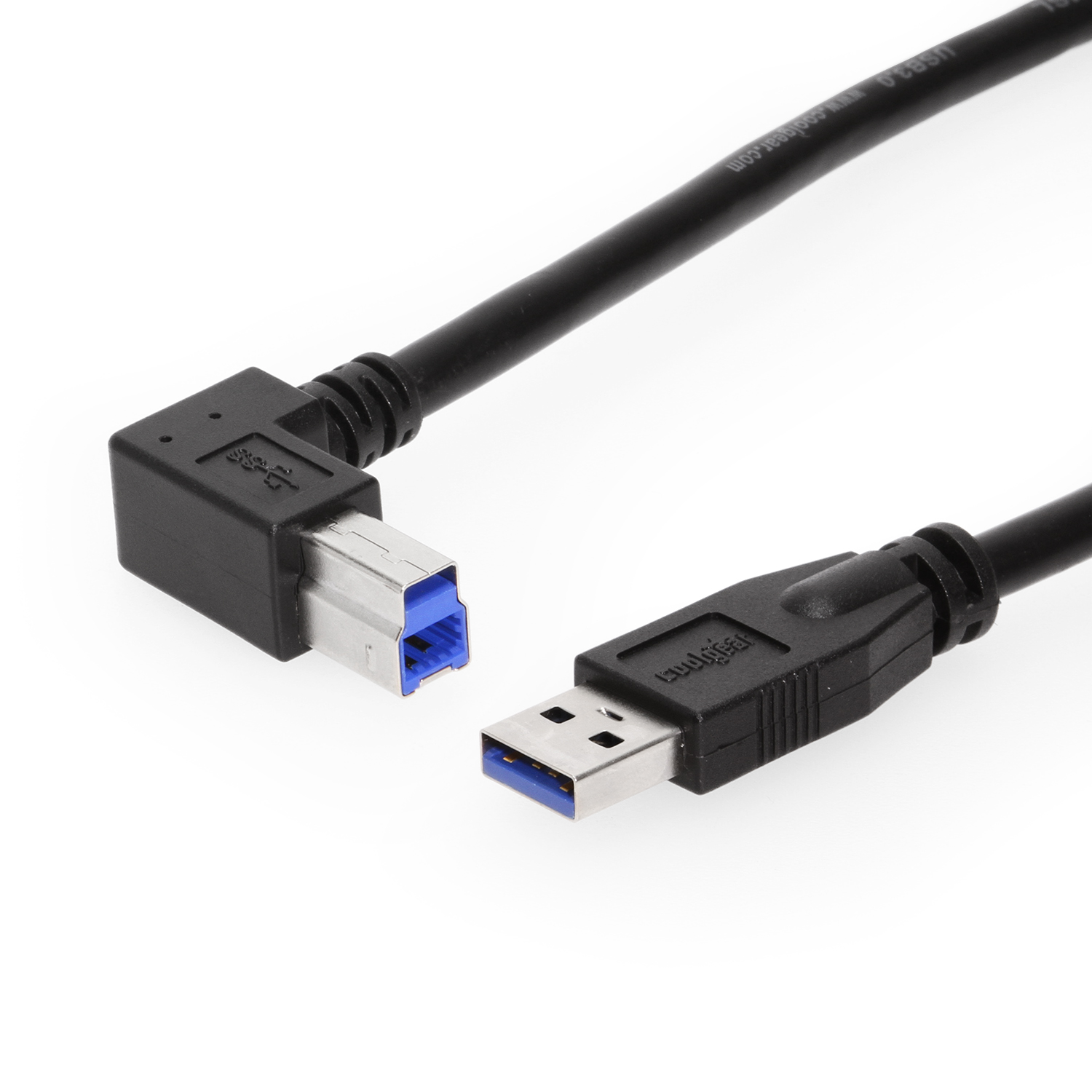 2ft. Black USB 2.0 A to B Device Cable