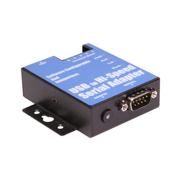 1-Port USB to Serial Adapter (RS-232/422/485) , DIN-rail - Coolgear