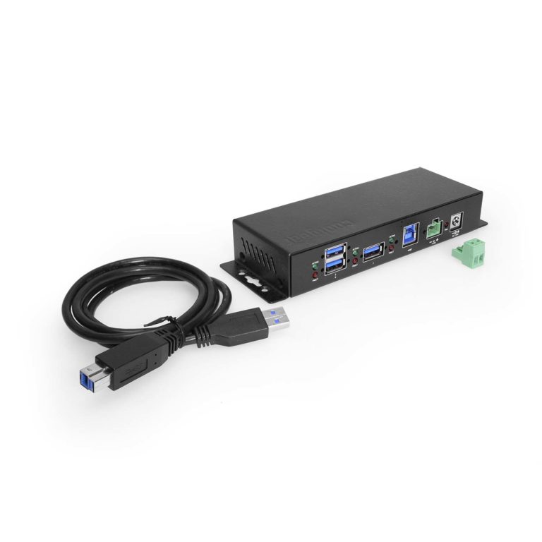 Coolgear 7 Port USB 3.0 Hub 4 3 Type A ports, Variable Voltage Input ...