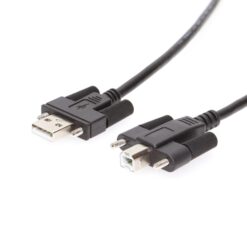15ft Screw Lock USB 2.0 Hi-Speed A to B Device Cable