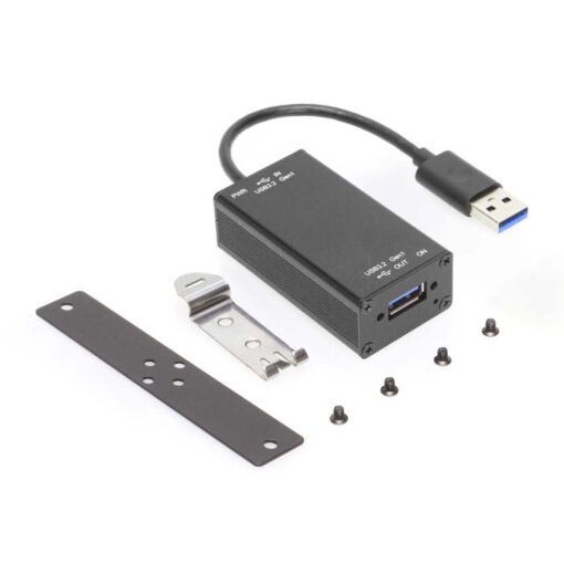 Single Port Managed USB 3.2 Gen 1 Adapter w/ ESD Surge Protection and Software On/Off Control