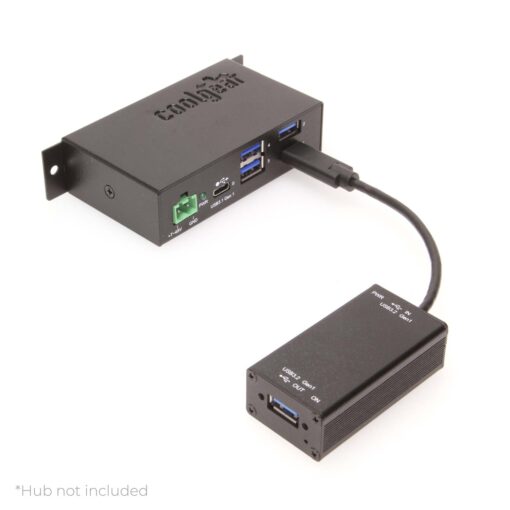 Single Port Managed USB-C 3.2 Gen 1 Adapter w/ ESD Surge Protection and Software On/Off Control