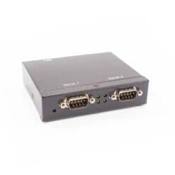 2-Port USB 2.0 to RS-232 DB-9 Industrial Serial Adapter w/ 25kV ESD & 2kV Optical Isolation Protection