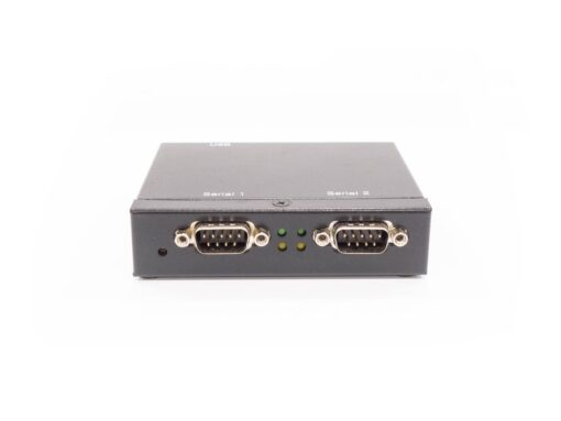 2-Port USB 2.0 to RS-232 DB-9 Industrial Serial Adapter w/ 25kV ESD & 2kV Optical Isolation Protection